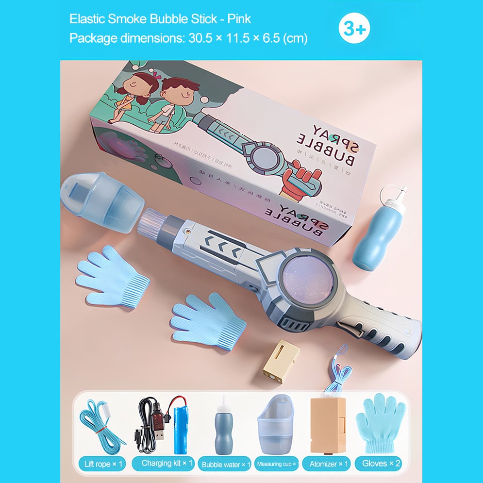 🎉 Magical Smoke Bubble Machine for Kids