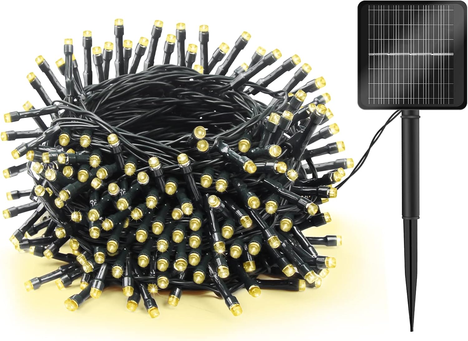 Solar Christmas Lights, 105 ft 300 LED