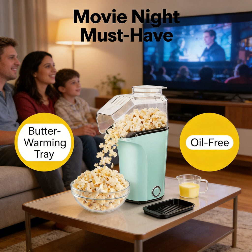 🍿Popcorn Maker - Oil-Free, Air Popcorn Popper
