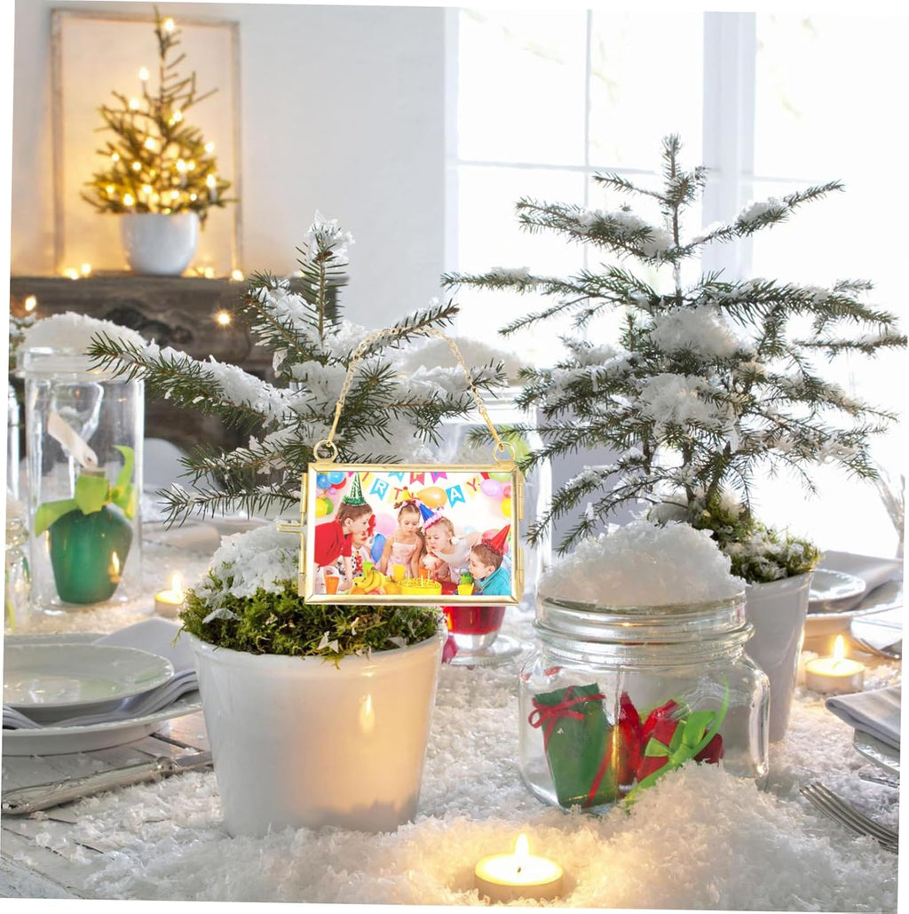 Set of 4 Glass Photo Wall Hanging Art Frames