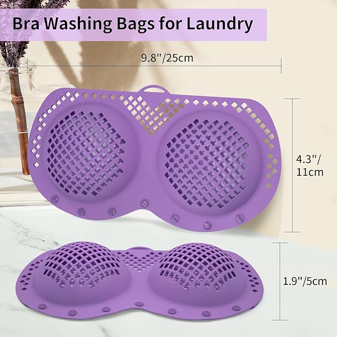Premium Silicone Bra Washing Bags - Protect Your Delicates, Maintain Shape, and Simplify Laundry