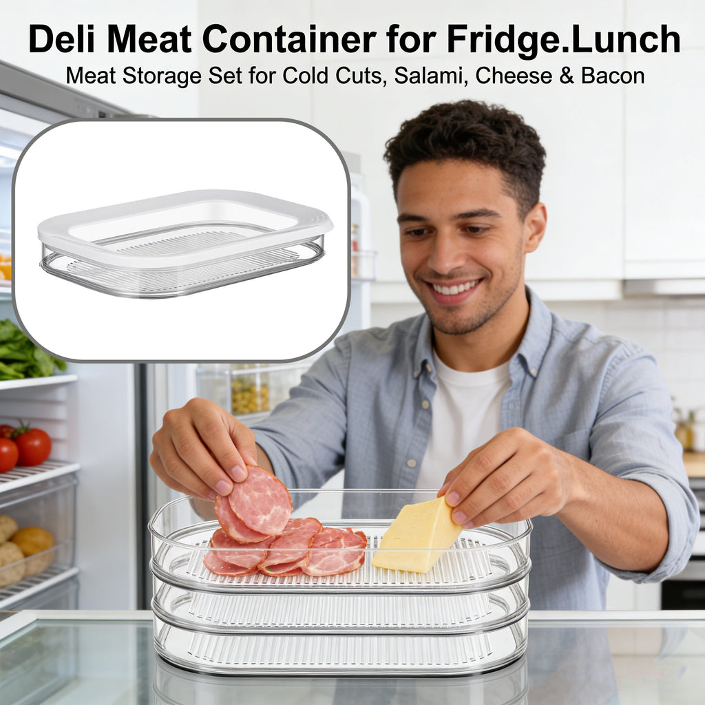 🥓 Deli Meat Container for Fridge