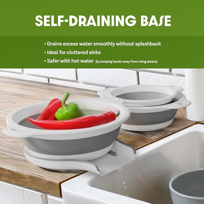 Collapsible Colanders Set