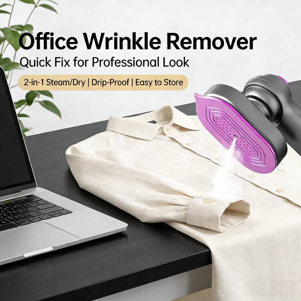 ✨ Mini Steam Iron – Smooth Clothes in Minutes, Anywhere