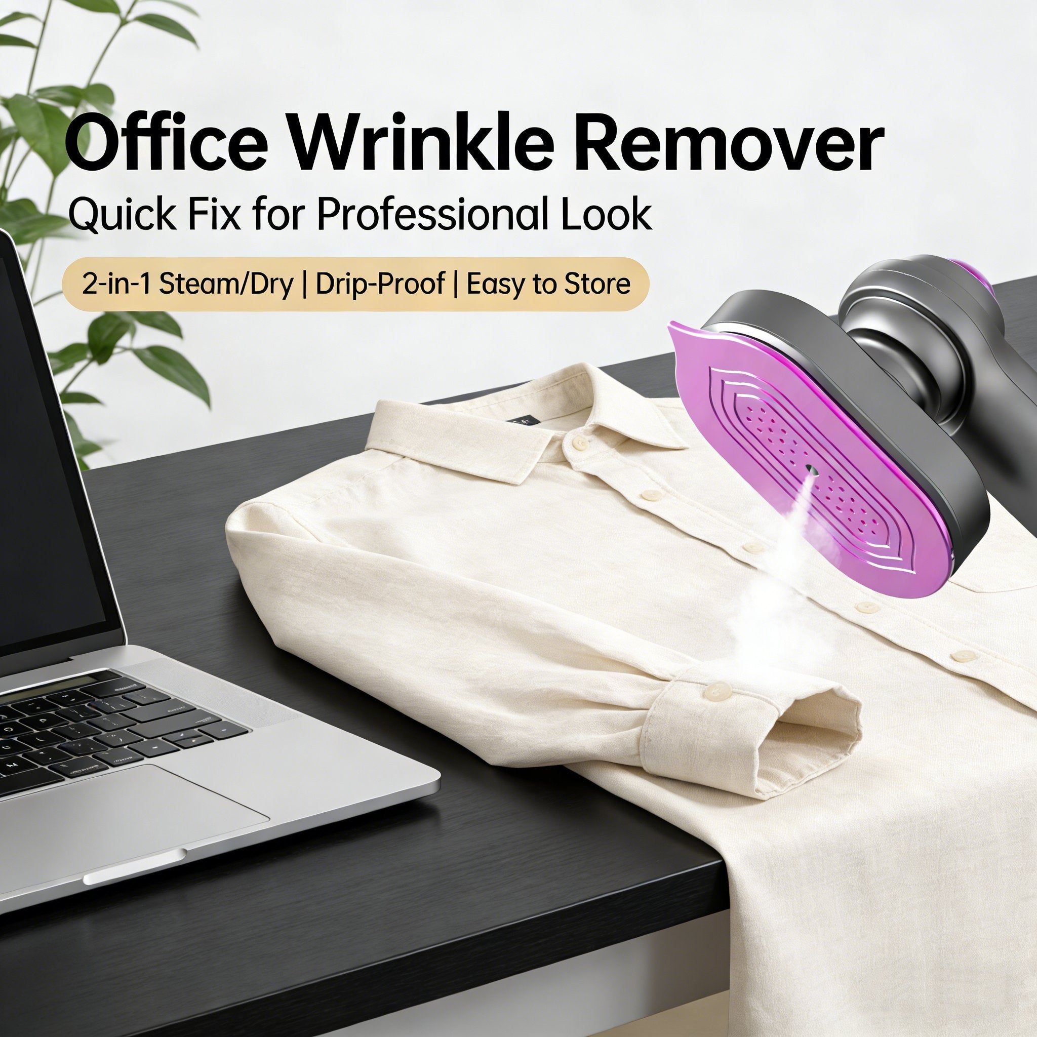 ✨ Mini Steam Iron – Smooth Clothes in Minutes, Anywhere