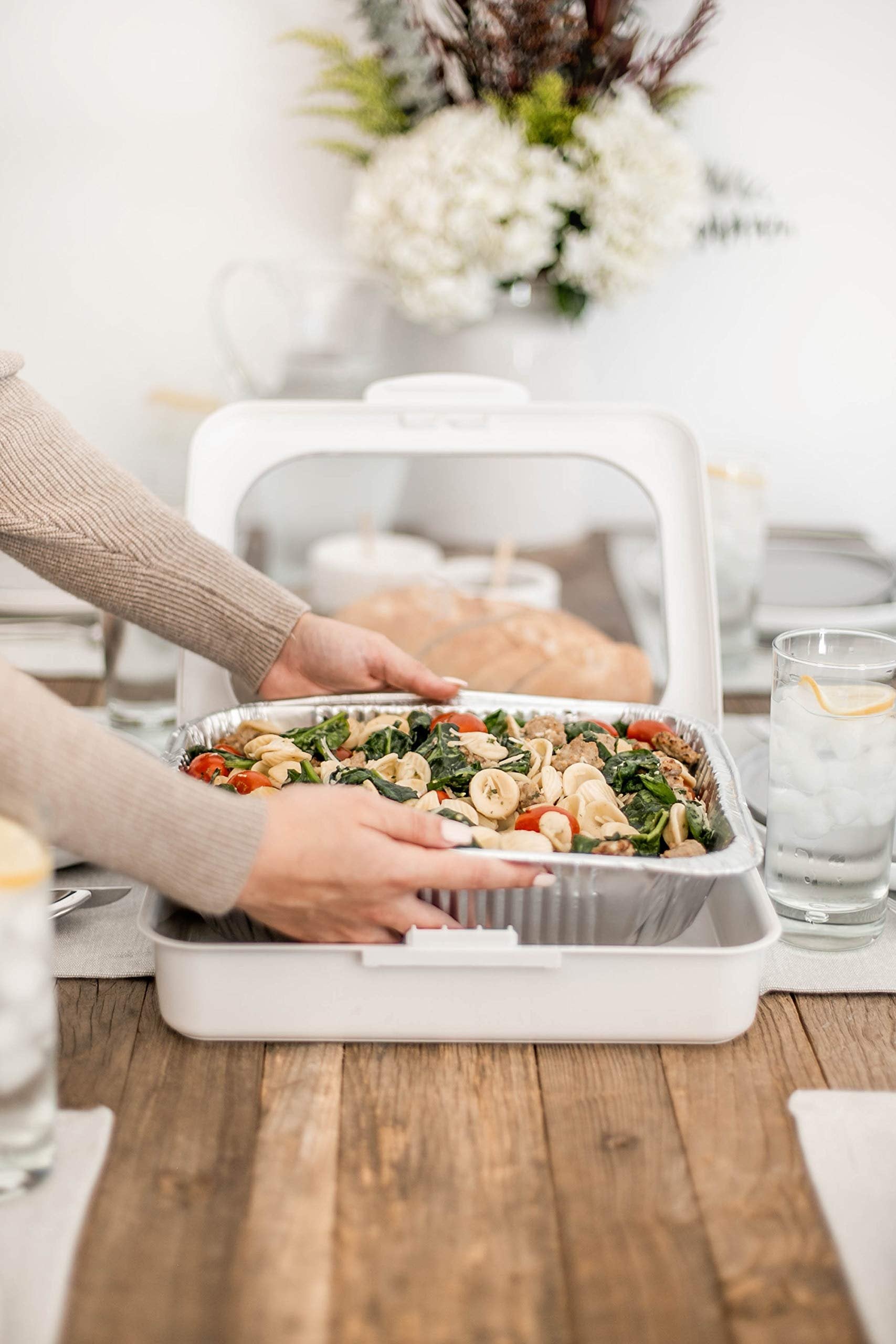 🎉Aluminium Foil Trays with Removable Riser