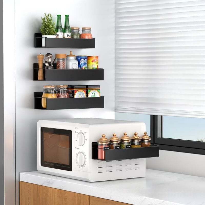 🧲Magnetic Spice Rack – Free Up Your Counter Space!