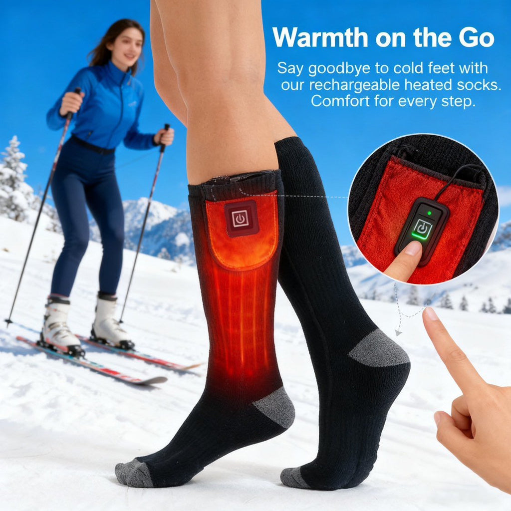 ❄️ Heated Socks Rechargeable Electric Foot Warmer
