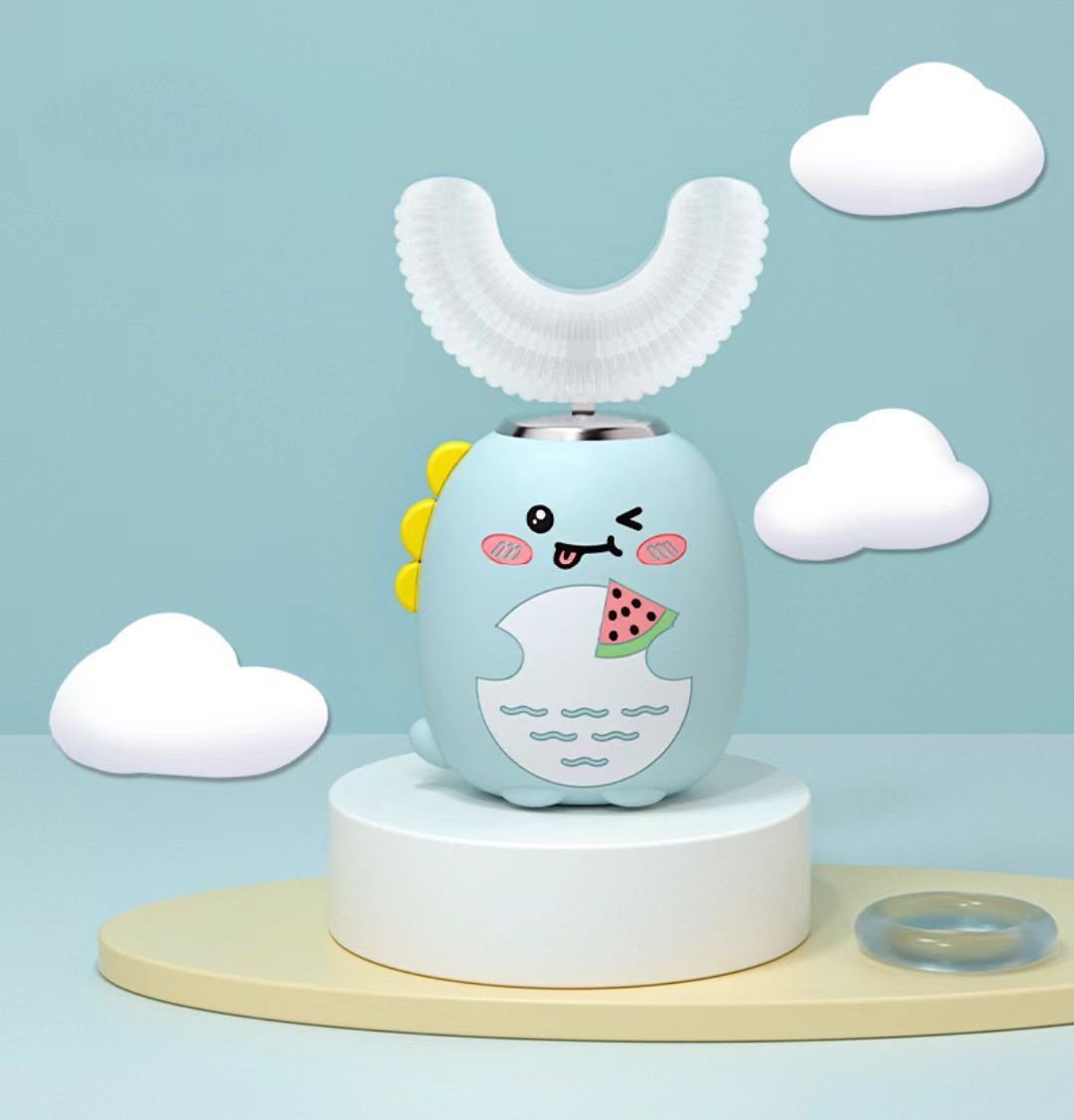 🦖 Kids U-Shaped Electric Toothbrush
