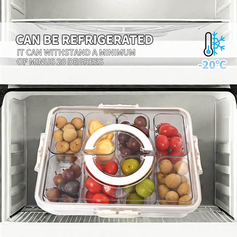 Ultimate Snackle Box with Lid – Portable & Convenient Food Storage