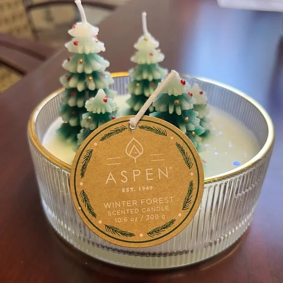 🎄Aspen Winter Forest Christmas Tree Scented Candle
