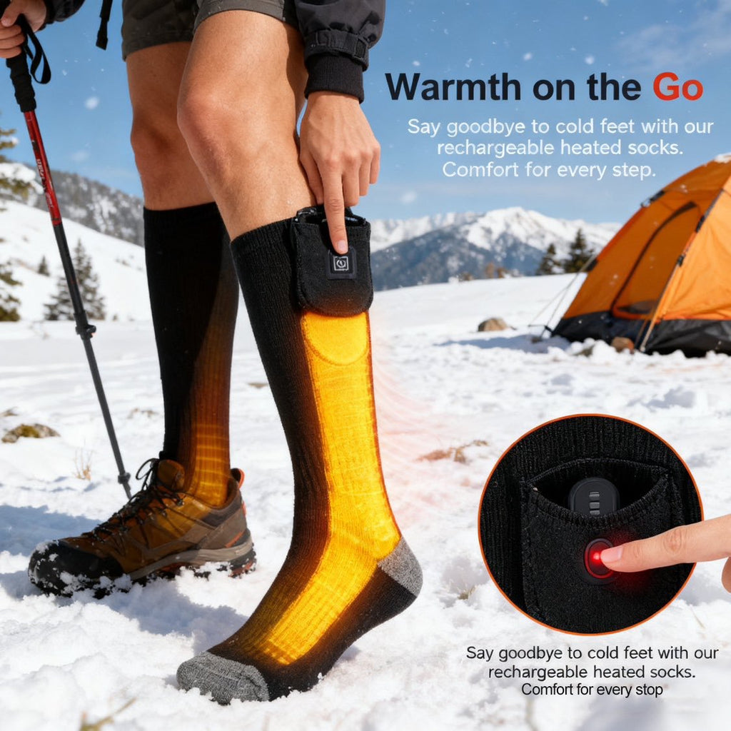 ❄️ Heated Socks Rechargeable Electric Foot Warmer