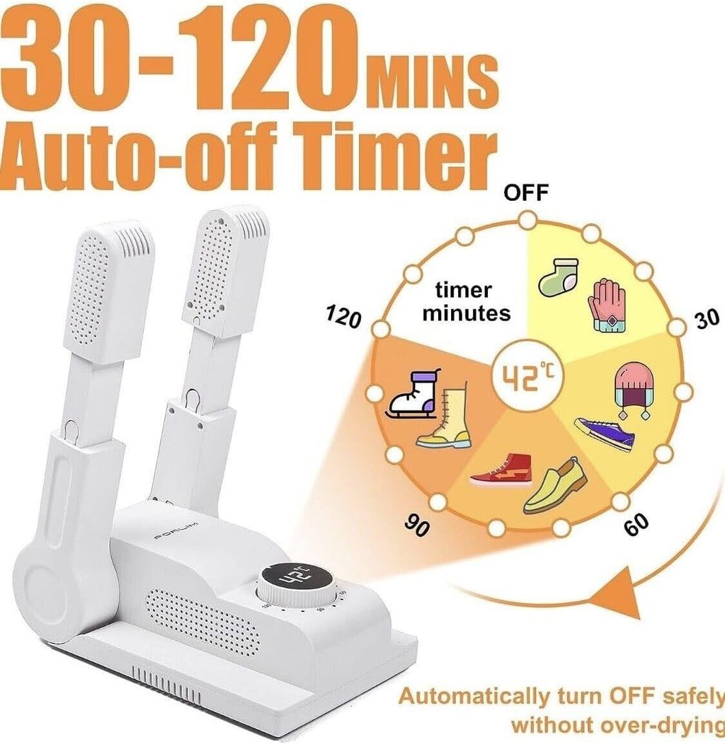 Shoe Dryer – Heated Smart Electric Shoe Dryer and Dehumidifier, Foot Warmer 🧳👢