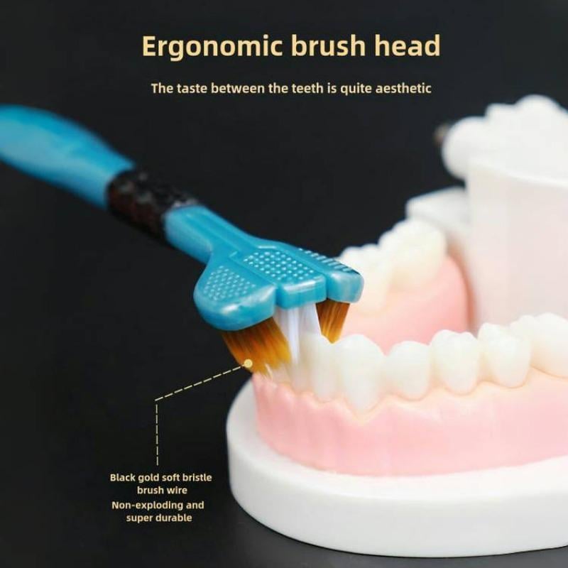 3-sided Toothbrush — 5 Counts/set Soft & Gentle Toothbrush, Comfort Oral Care Toothbrush