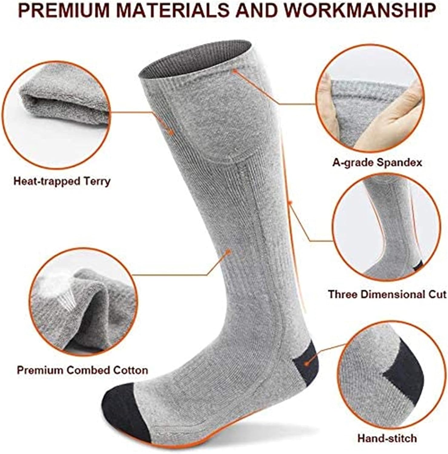 ❄️ Heated Socks Rechargeable Electric Foot Warmer