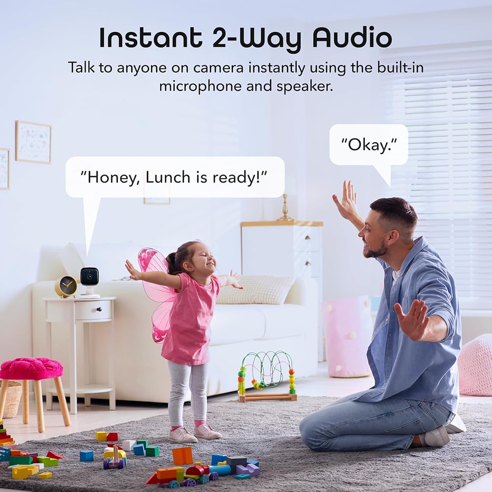 Smart Wi-Fi Indoor Security Camera