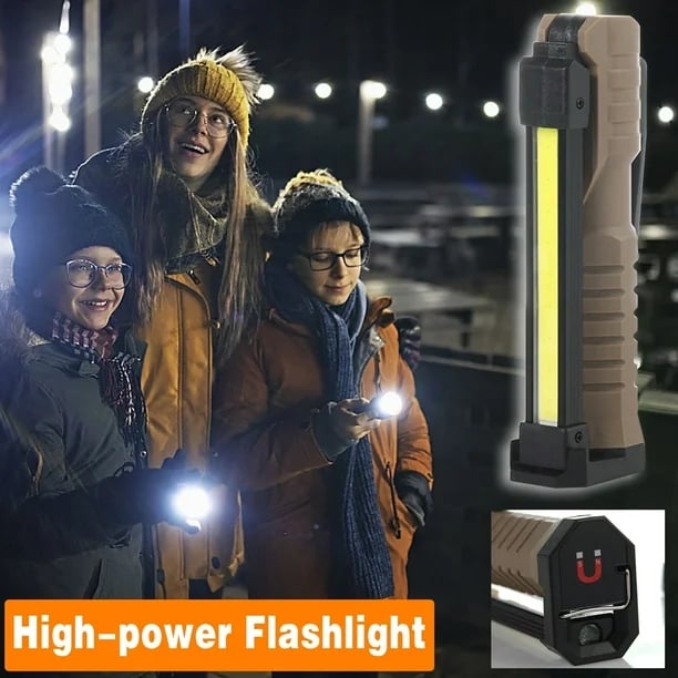 🔦✨USB Rechargeable Mini Flashlight – Magnetic, Multiple Lighting Modes, Perfect for Outdoor & Emergency Use