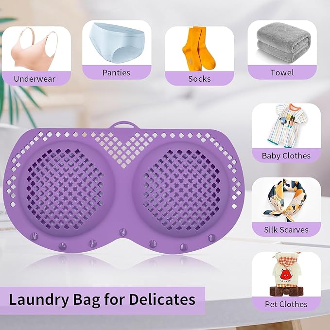 Premium Silicone Bra Washing Bags - Protect Your Delicates, Maintain Shape, and Simplify Laundry