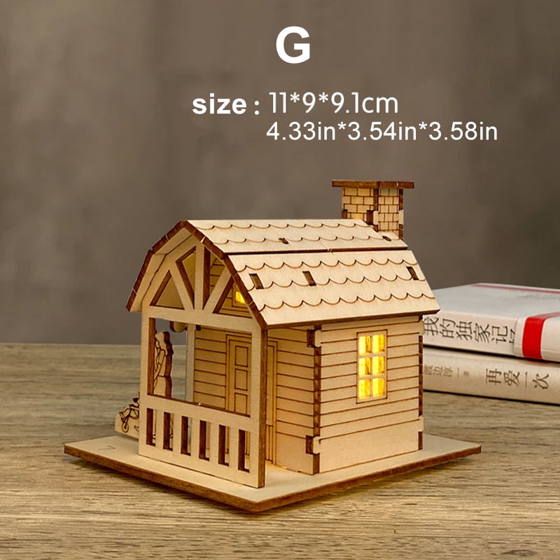 Buy 2 Free Shipping🎄 DIY Christmas Wooden House Kit 🎄