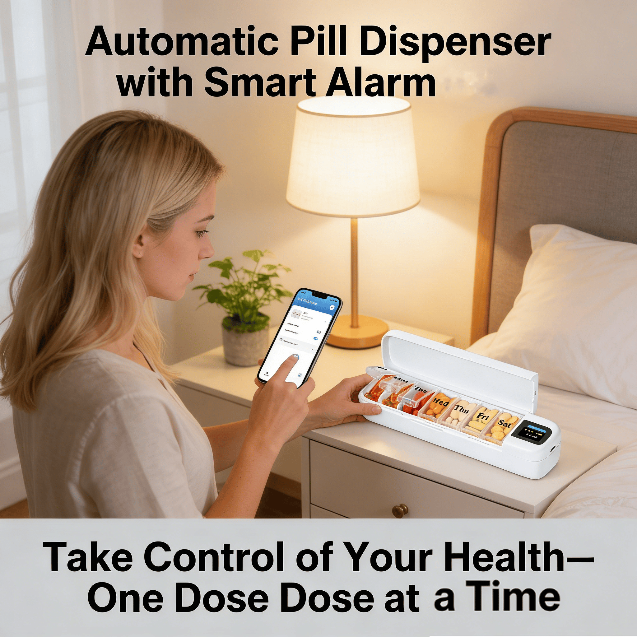 Automatic Pill Dispenser with Smart Alarm ⏰💊