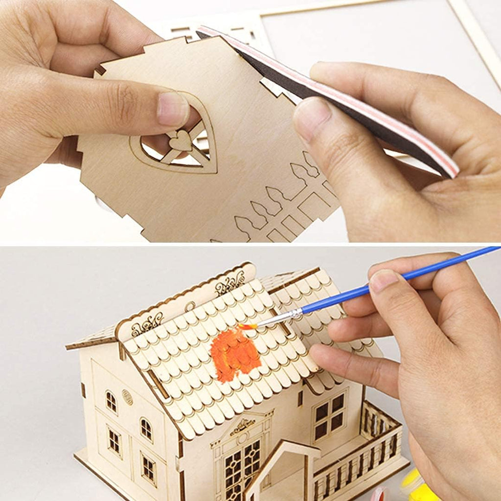 Buy 2 Free Shipping🎄 DIY Christmas Wooden House Kit 🎄