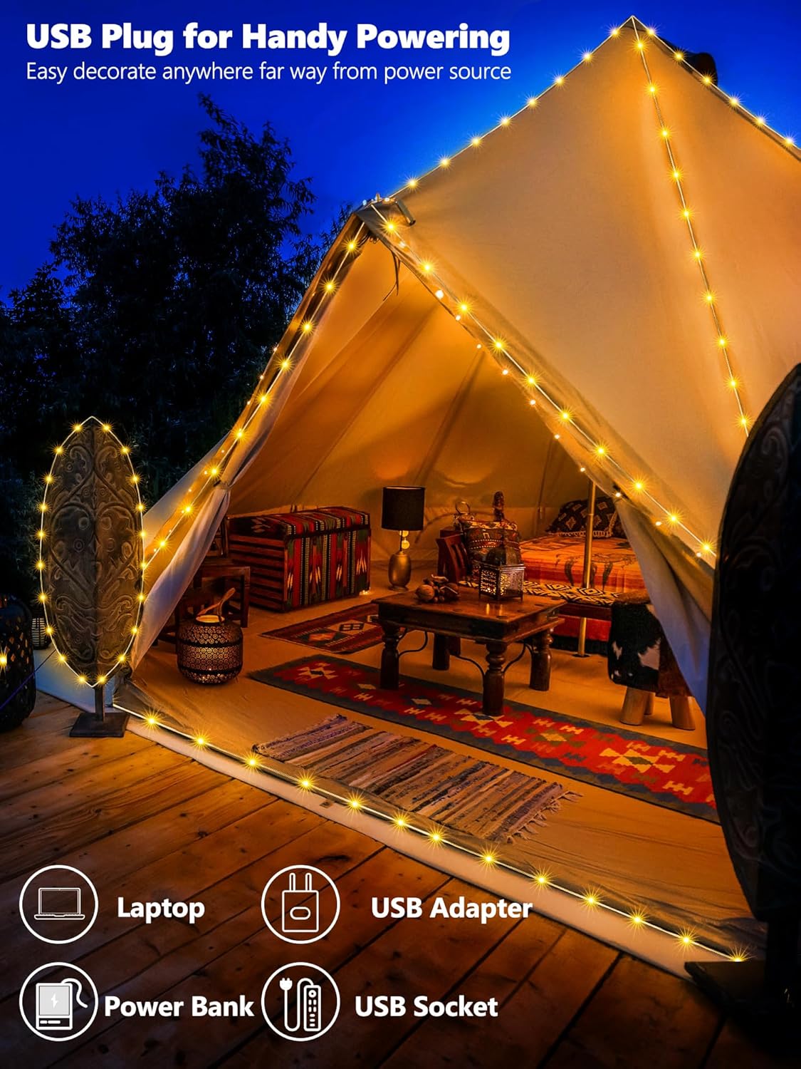 Smart String Lights  [APP & Remote Control]