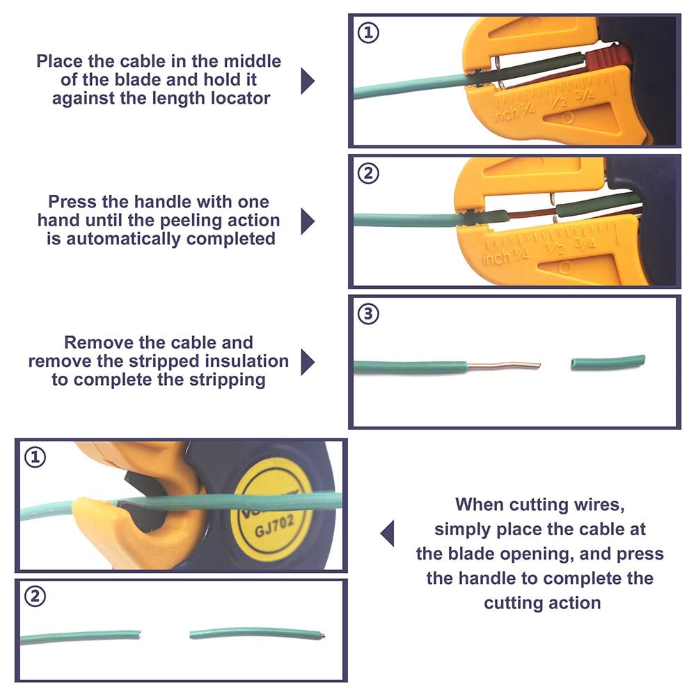 Automatic wire stripper
