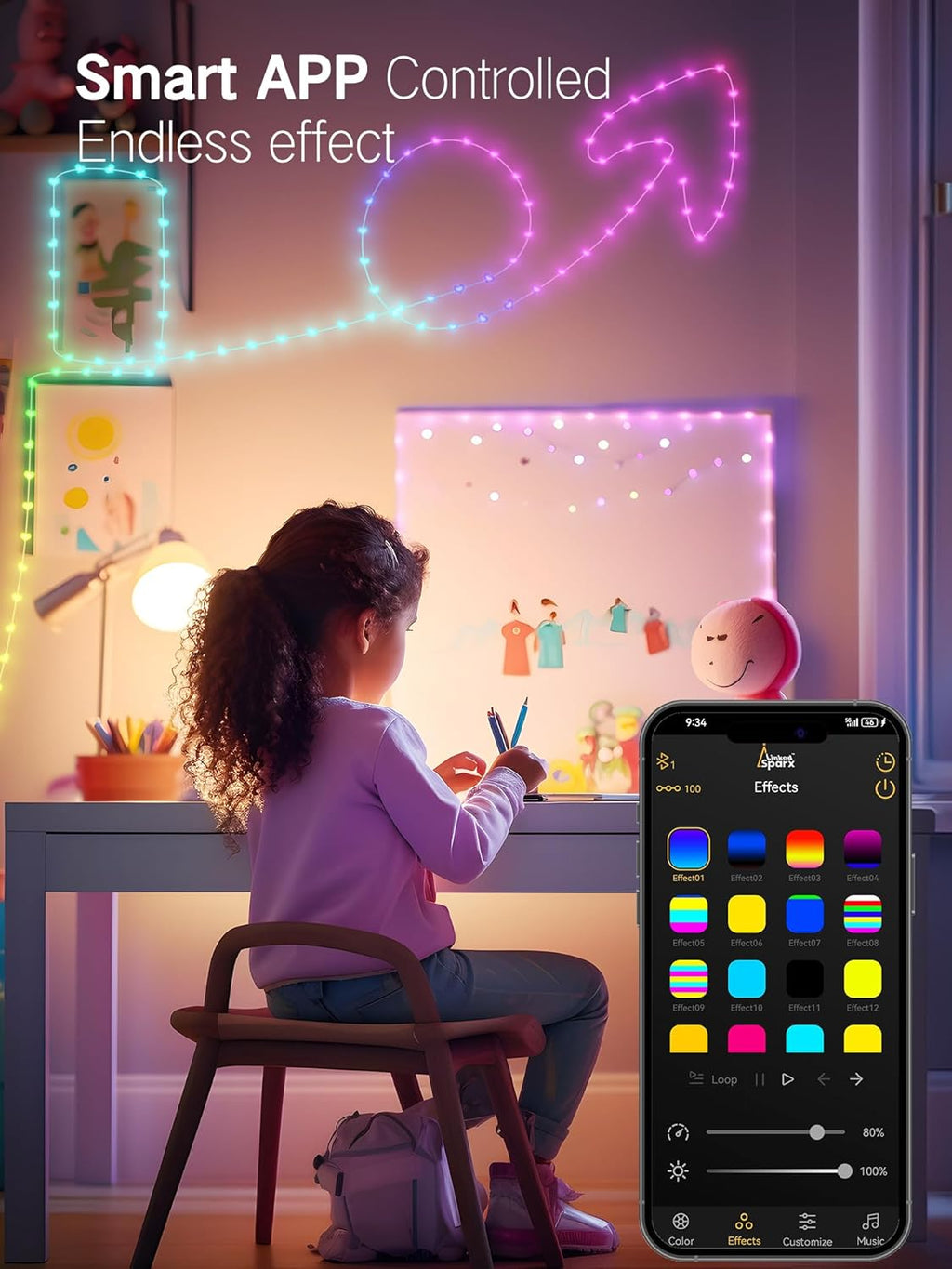 Smart String Lights  [APP & Remote Control]