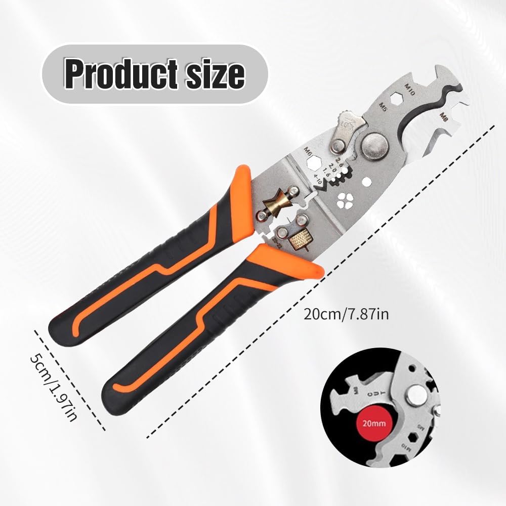 Multifunctional Wire Stripper Crimping Pliers