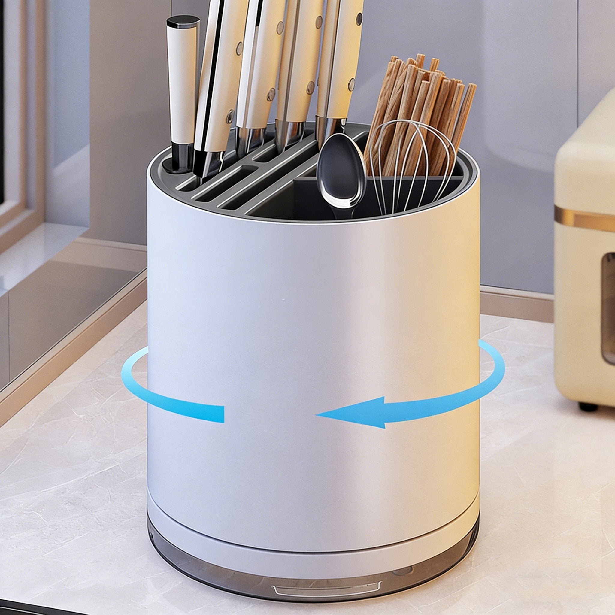 Slot Knife Organizer – Multi-Purpose Kitchen Storage Holder 🔪✨