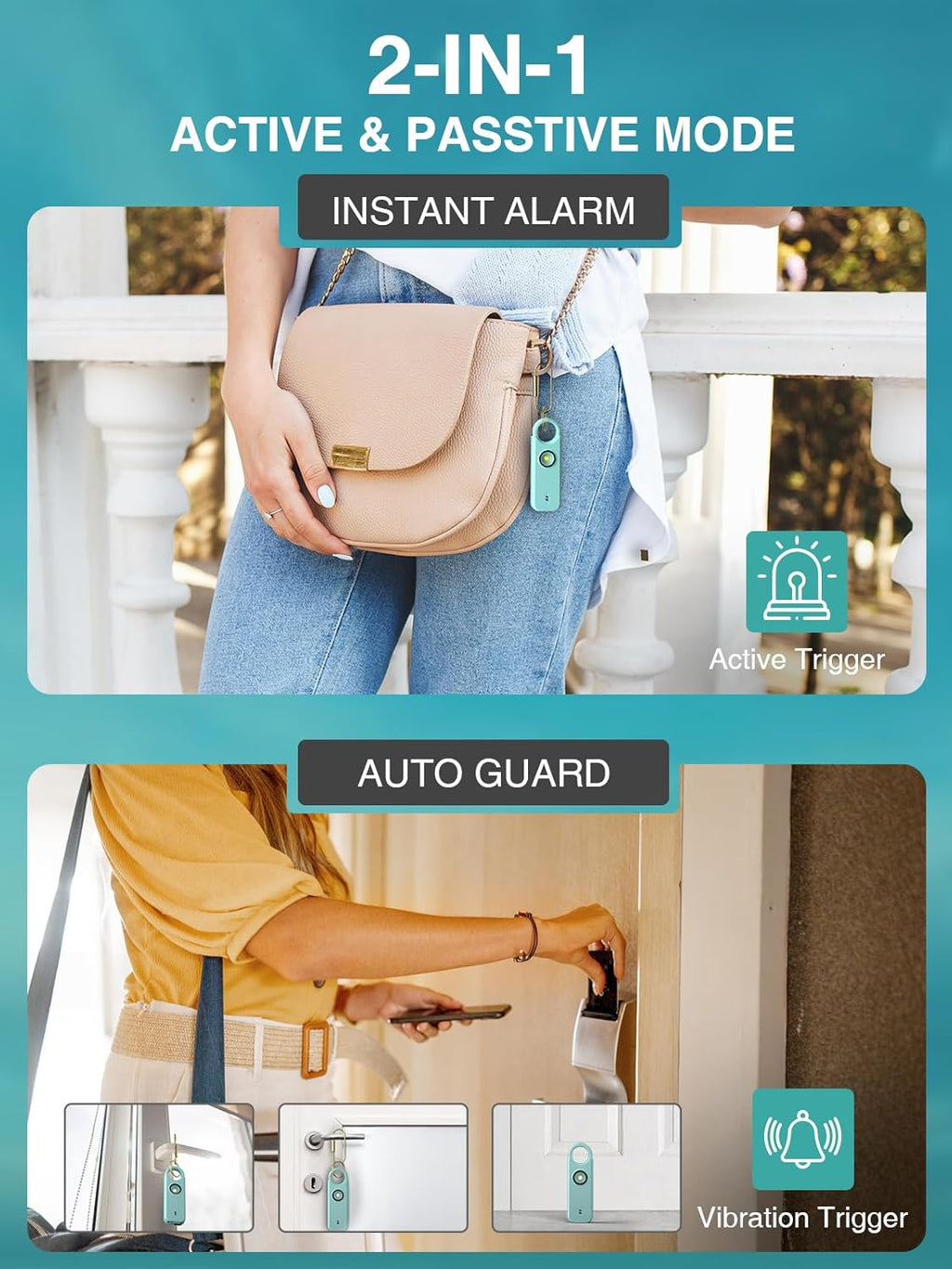 Personal Alarm - Dual Alarm Modes