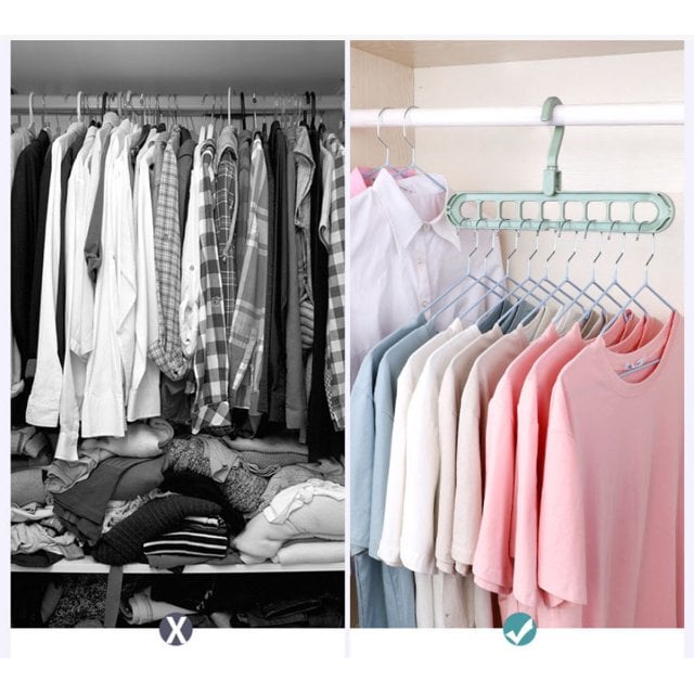 Space-Saving Magic Closet Hangers