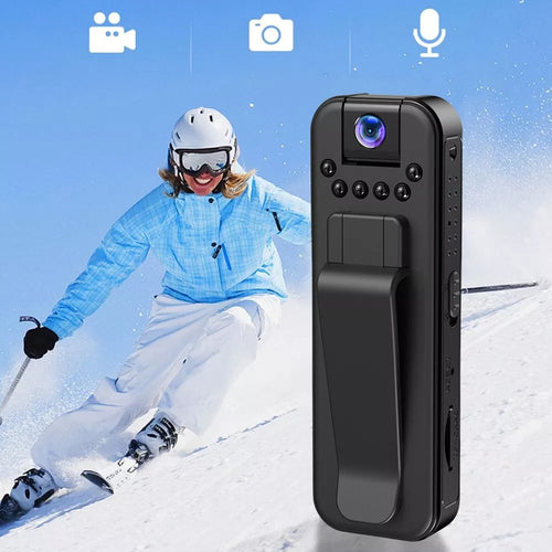 1080P HD Mini Camera with PIR Motion Detection | Portable Body Camera for Security, Travel, and Personal Use