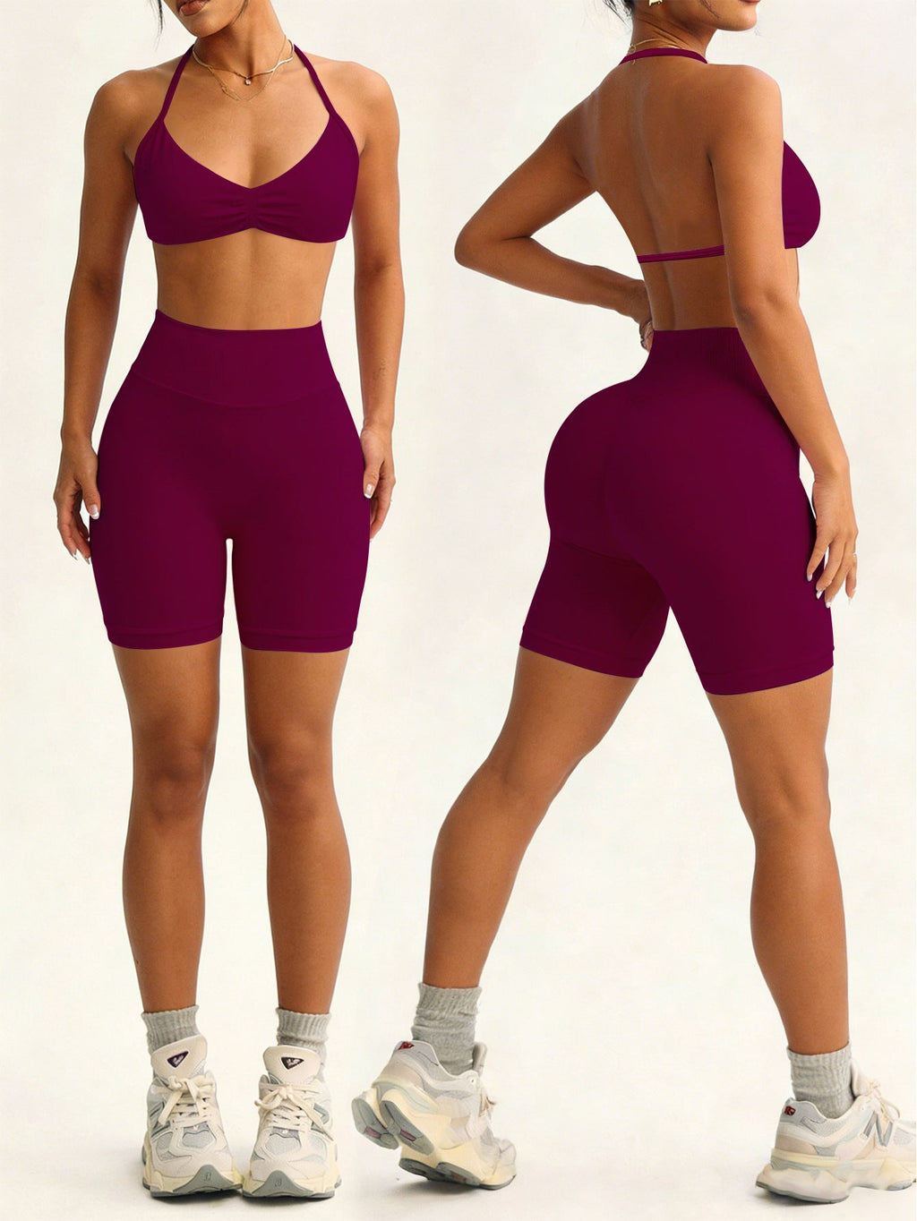 Halter Top & Impact Short Set🔥Last Day 49% OFF