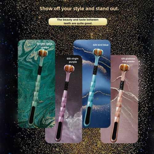 3-sided Toothbrush — 5 Counts/set Soft & Gentle Toothbrush, Comfort Oral Care Toothbrush