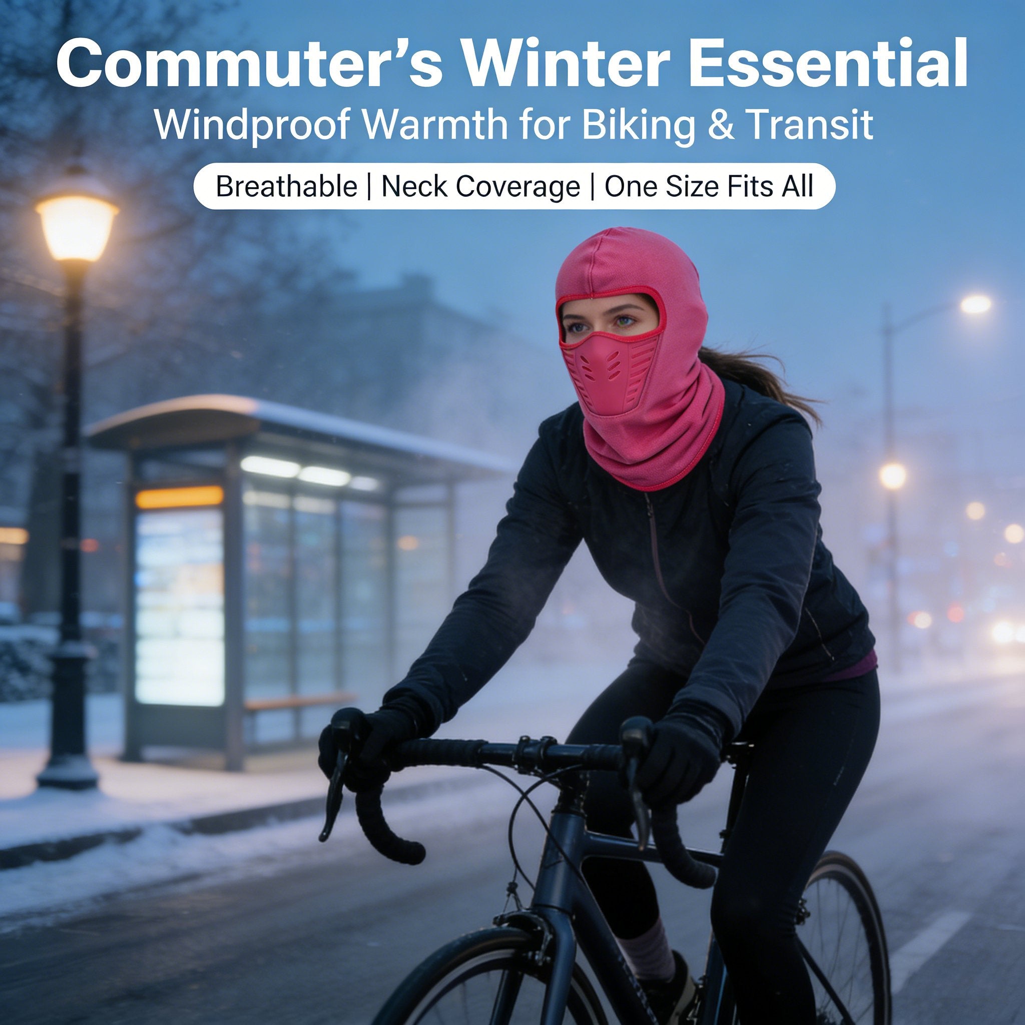 ❄️ Fog-Free Winter Sport Balaclava – Stay Warm, Dry, and Protected in the Cold! 🏂