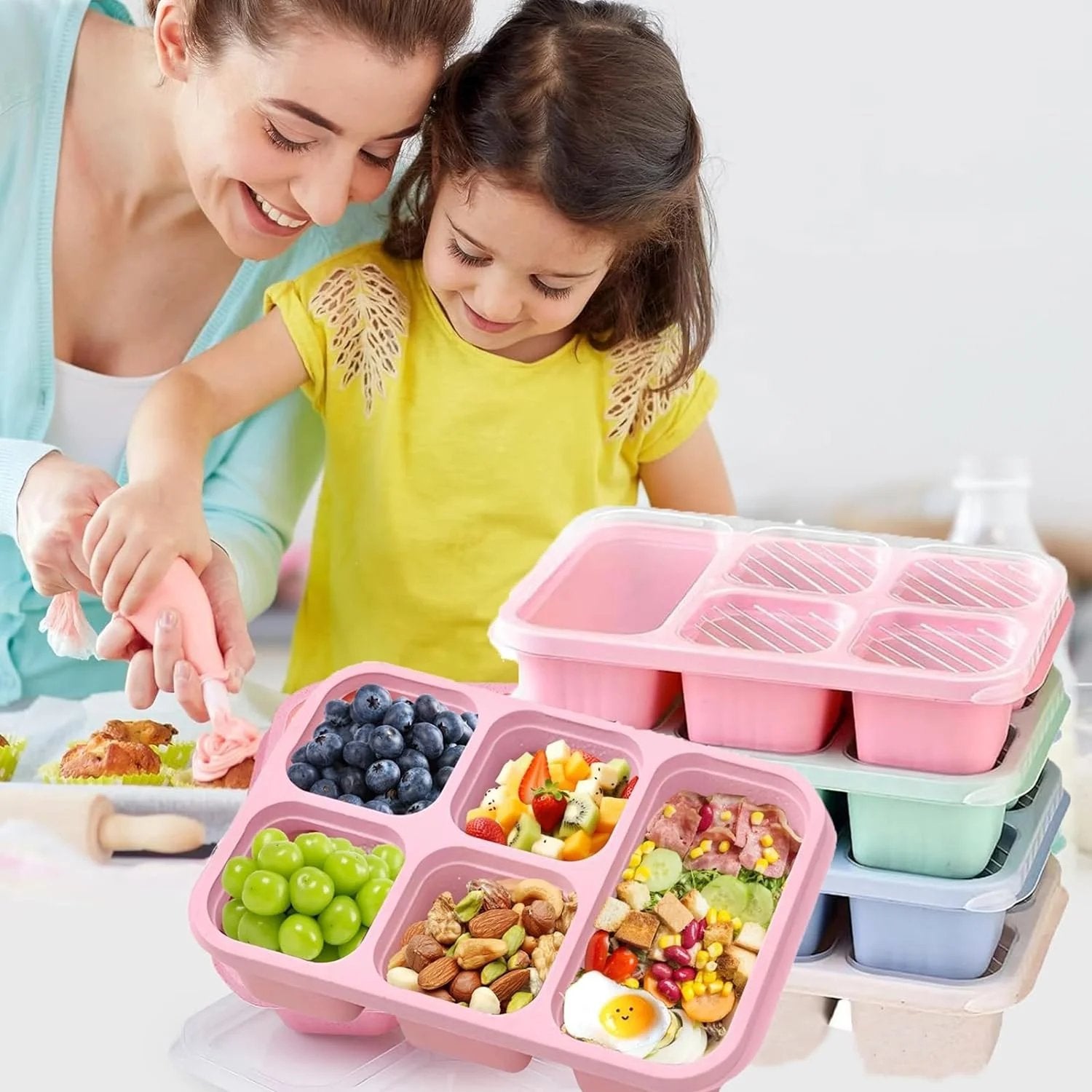 Bento Snack & Meal Prep Containers