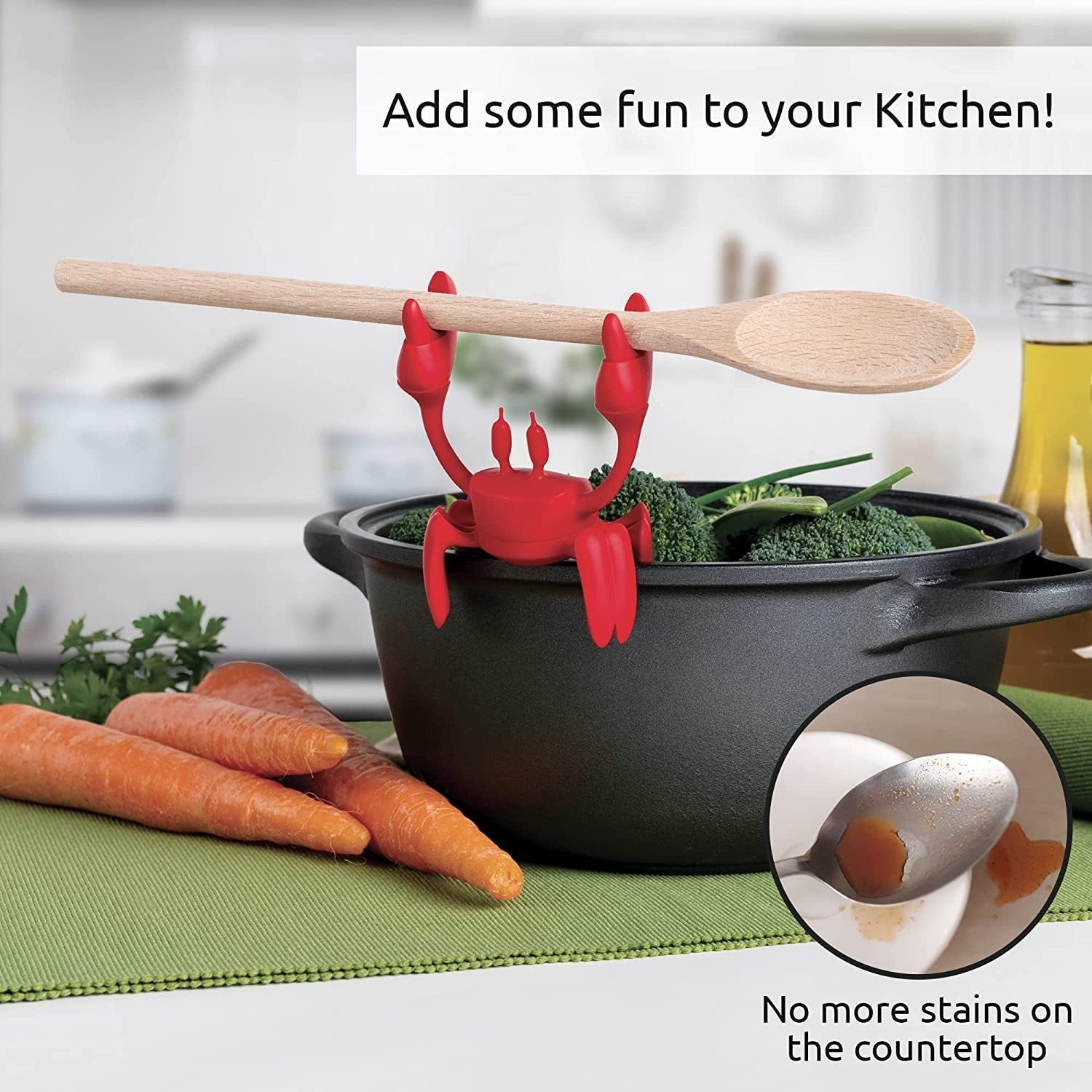 Meet Aqua the Crab: The Perfect Kitchen Companion! 🦀🍽️