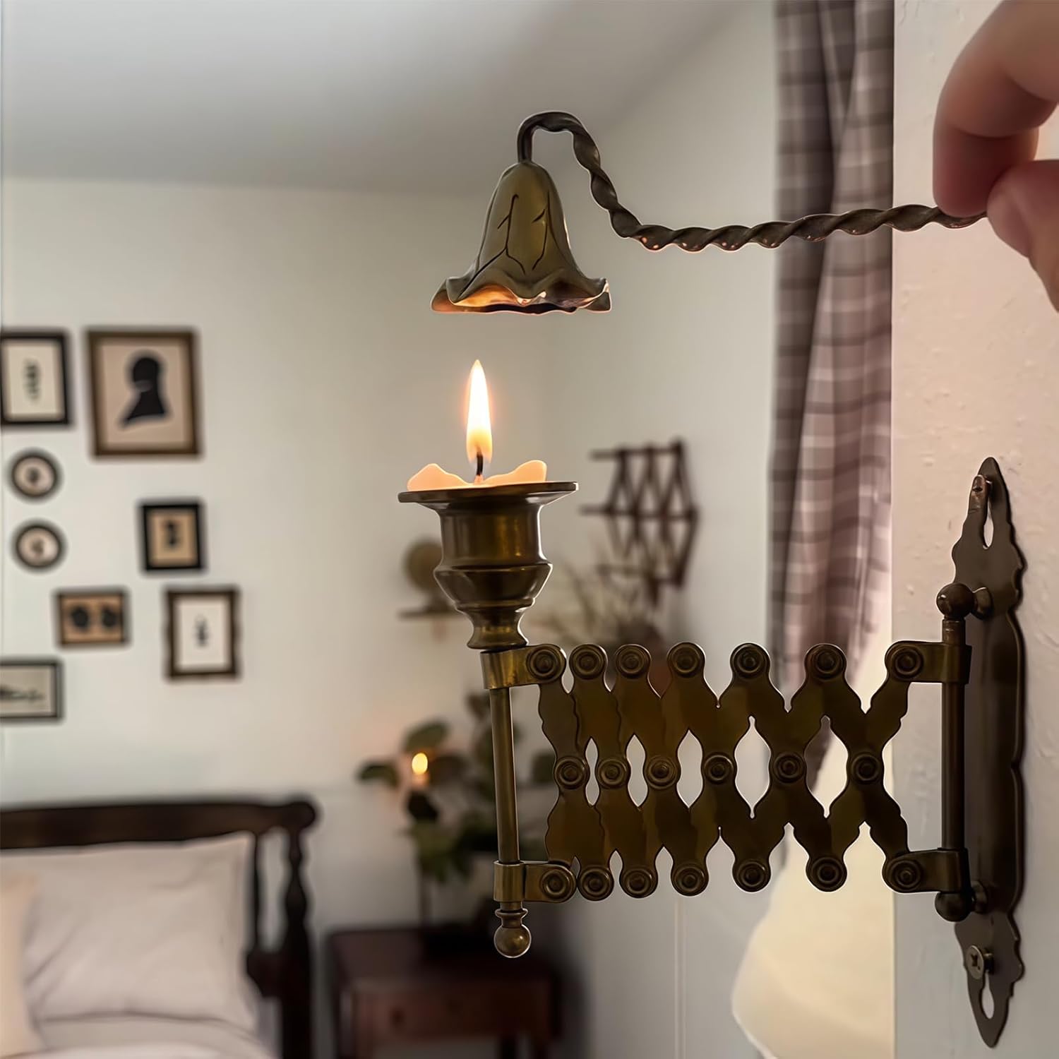 Extendable Vintage Taper Candle Holder