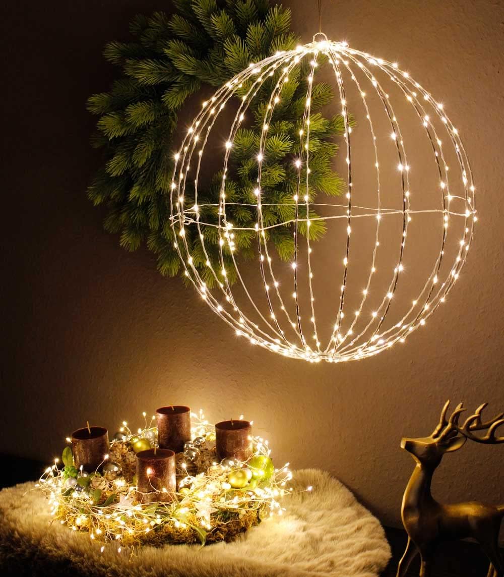 LED Foldable Christmas Light Ball 40cm/15.75 inches