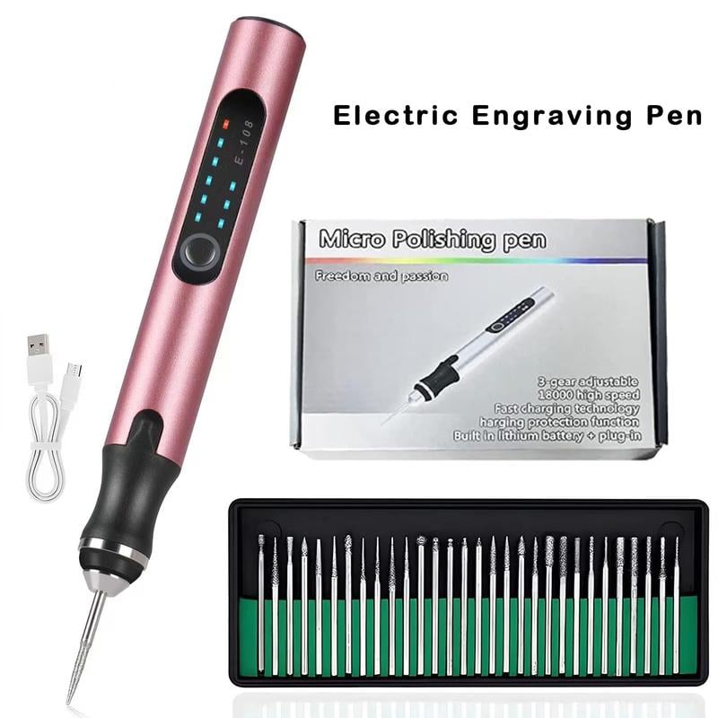 USB Engraving Pen - Mini Electric Engraver Tool Kit