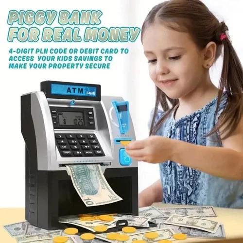 💰ATM Savings Bank for Real Money: The Ultimate Money Management Machine for Adults & Kids