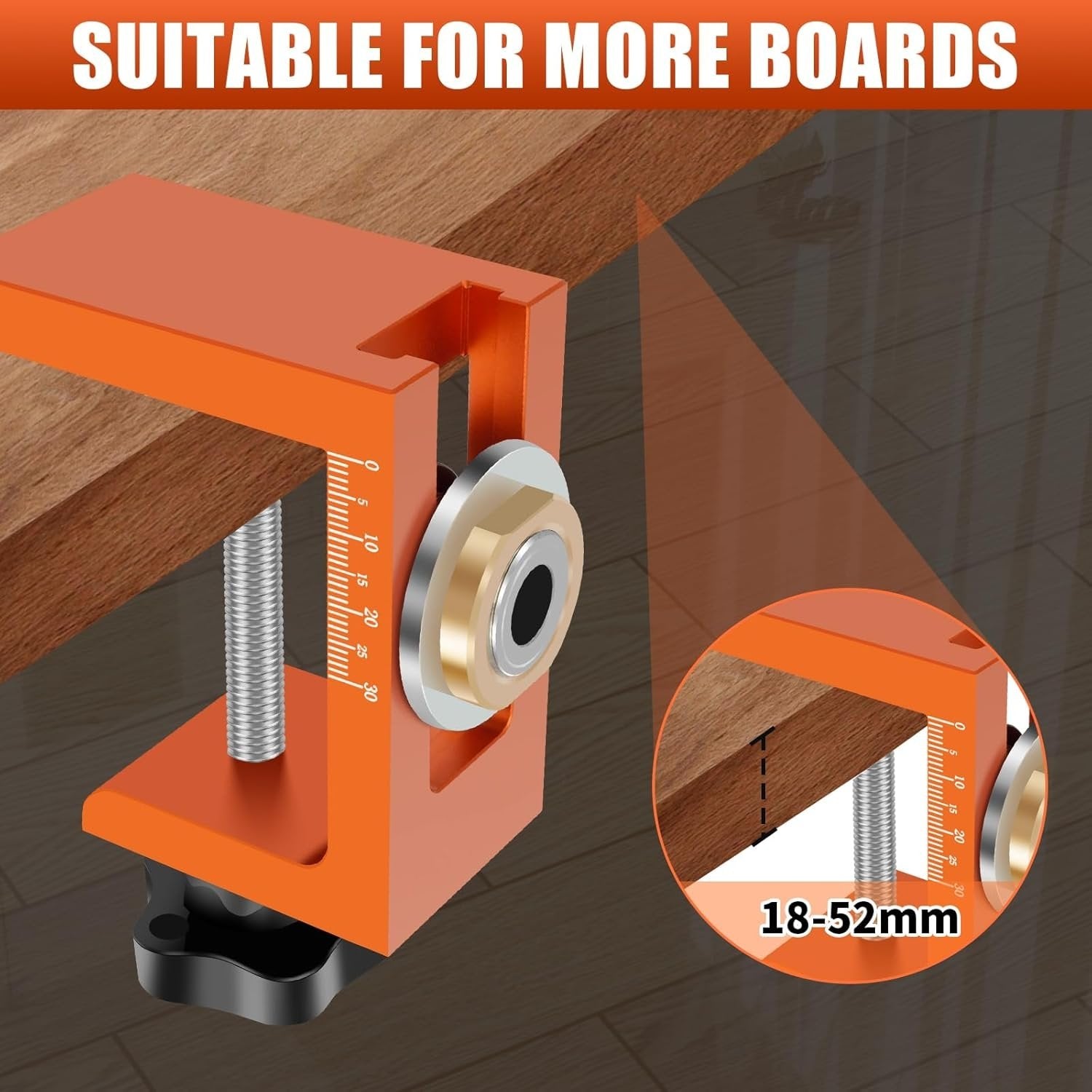 6/8/10mm Wooden Dowel Drilling Template Set