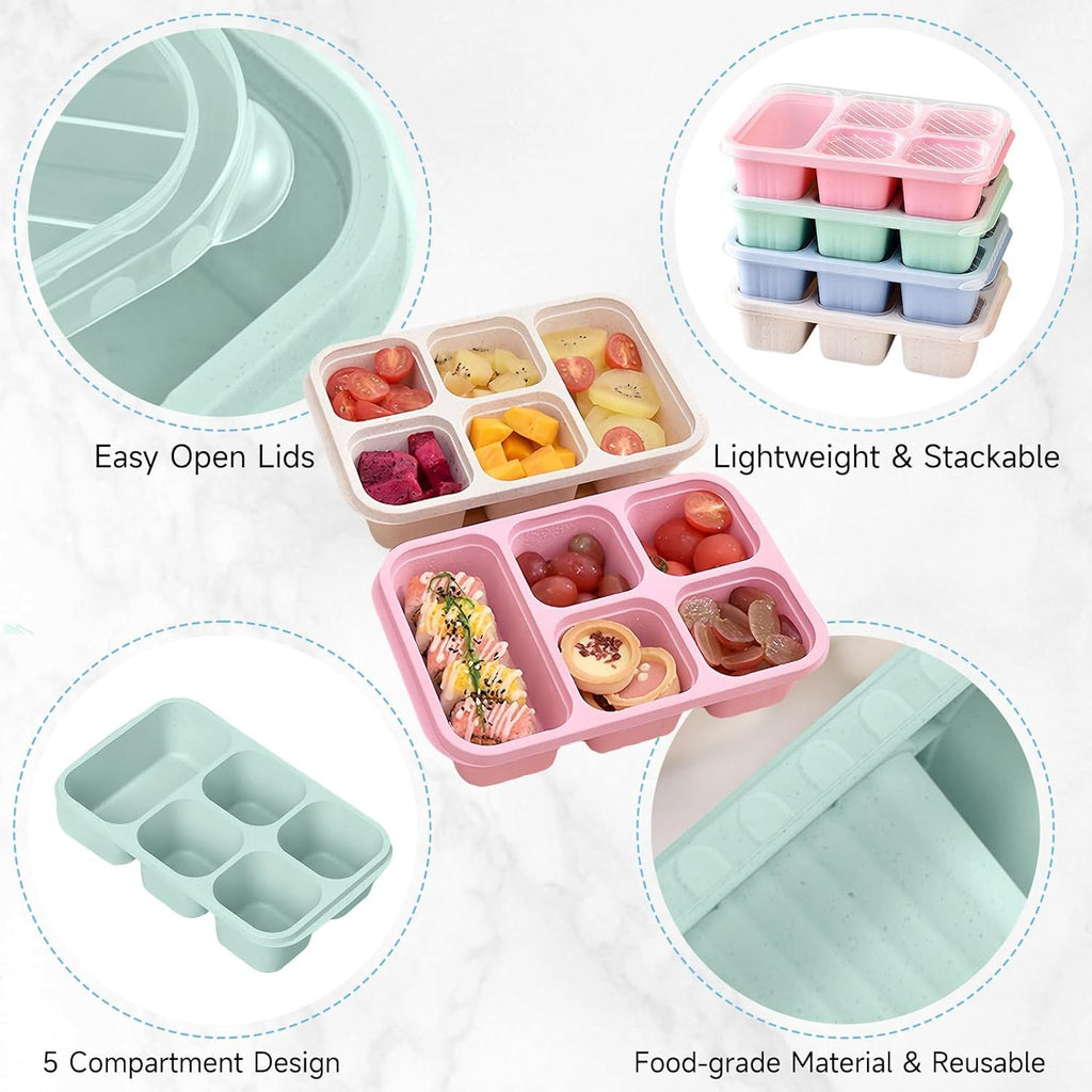 Bento Snack & Meal Prep Containers