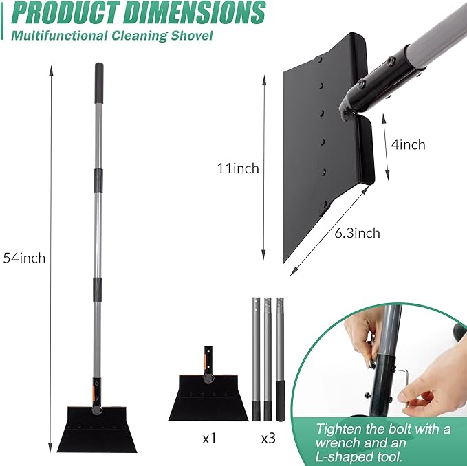 Multifunctional Garden Cleaning Shovel
