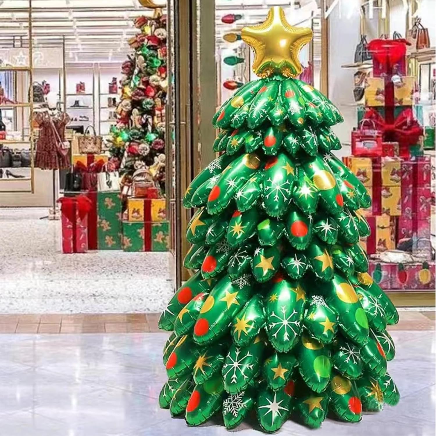 🎄4D Standing Large Christmas Tree Foil Balloon
