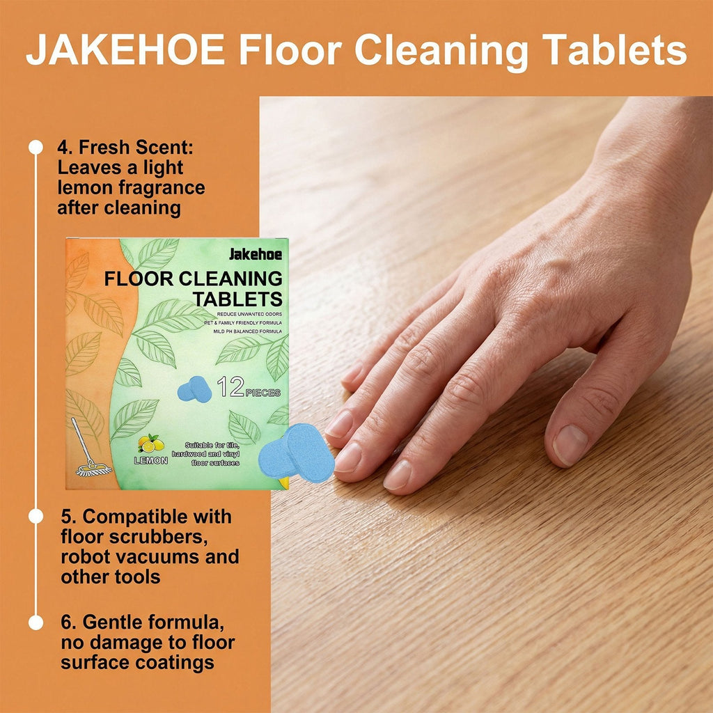🎁Just $7 each🎁Floor Cleaning Tablets - Safe for Wood Tile Marble Quick Dry No Residue