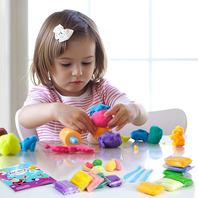 36-Color Air Dry Clay Set | Safe, Fun, and Creative Playtime for Kids!