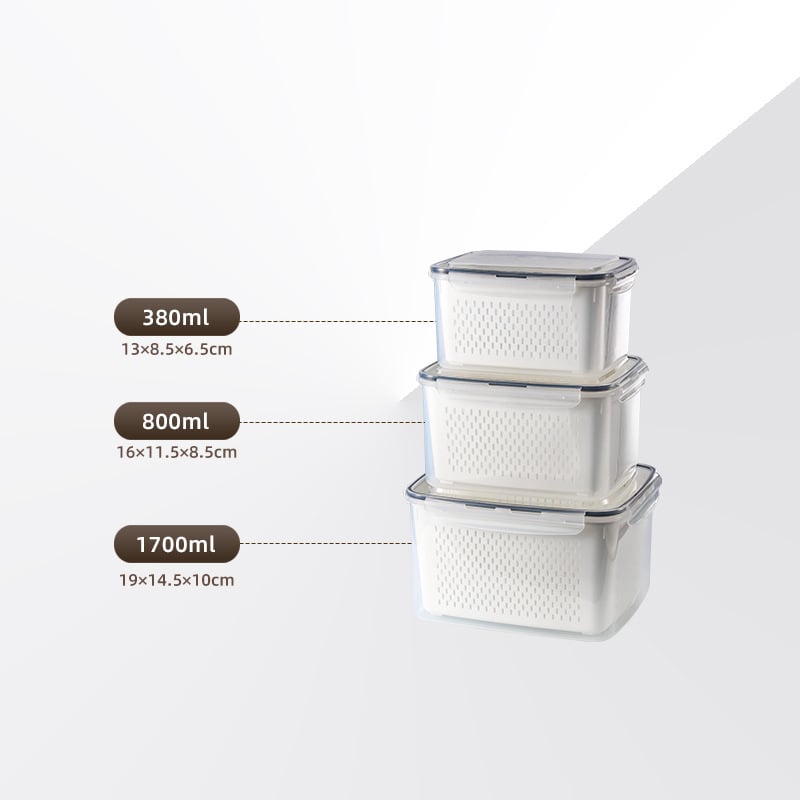 Food Storage Containers for Refrigerator Organization(3-7 PCS)