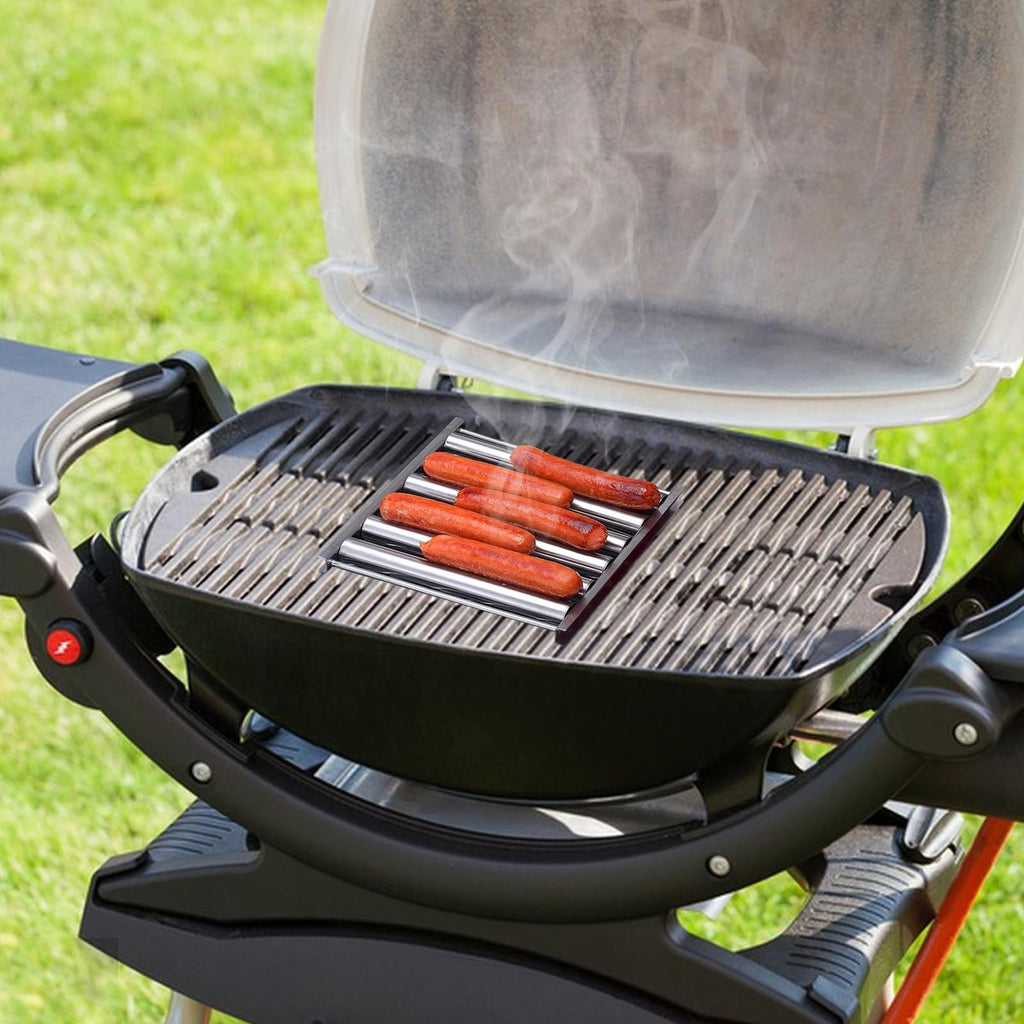 🔥Hot Sale 48% OFF🔥-Hotdog Roller Stainless Steel Sausage Roll Rack